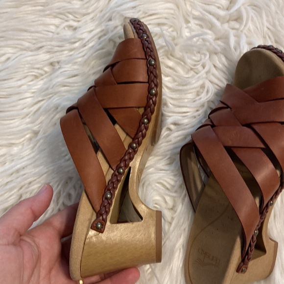 DANSKO Sandals size 38 US 7.5/8 good condition see all photos color brown - Picture 15 of 16
